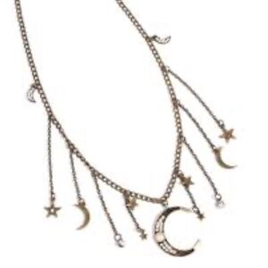 Gold Celestial Charm Necklace